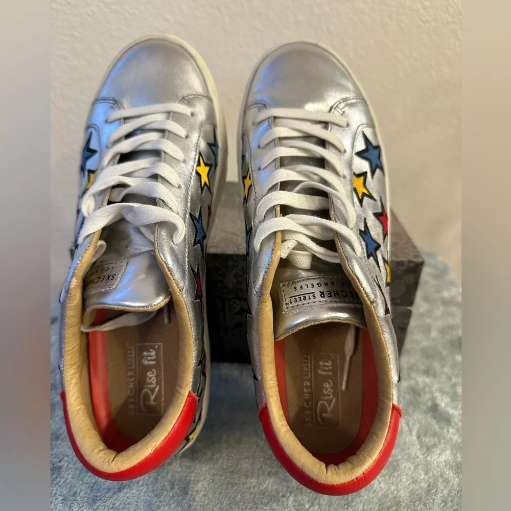 Skecher Street Rise Fit Metallic Stars Size 9.5 - Picture 16 of 16